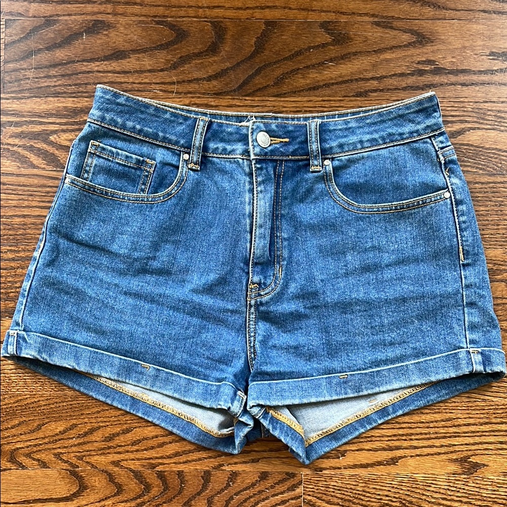PacSun Blue Mom Jean Shorts Classic Denim Style